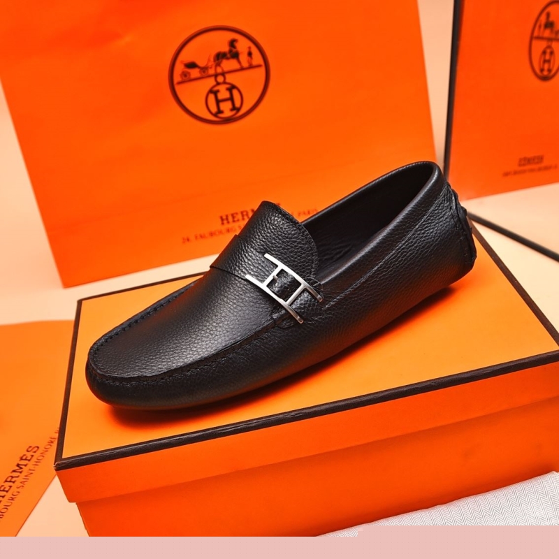 H**mes leather shoes